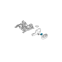 OEM 2006 Chevrolet SSR Switch Asm, Driver Seat Adjuster Diagram - 89039206