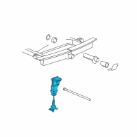 OEM 2011 Chevrolet Silverado 2500 HD HOIST ASM-SPA WHL Diagram - 84447780