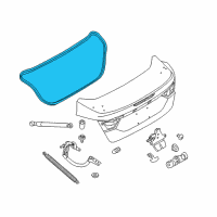 OEM 2014 Ford Focus Weatherstrip Diagram - BM5Z-5443720-B