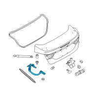 OEM 2018 Ford Focus Hinge Diagram - CM5Z-5442700-B