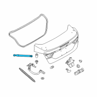 OEM 2012 Ford Focus Lift Cylinder Diagram - BM5Z-54406A10-A