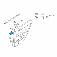 OEM Hyundai Elantra Power Window Sub-Switch Assembly Diagram - 93580-2L000