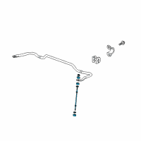OEM 2017 Buick Enclave Stabilizer Link Diagram - 15129234
