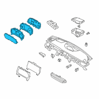 OEM Kia K900 Cluster Assembly-INSTRUM Diagram - 94011J6010