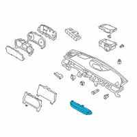 OEM 2020 Kia K900 CONTROL ASSY-HEATER Diagram - 97250J6110