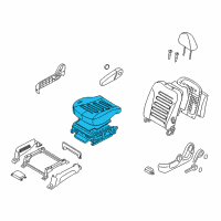 OEM Hyundai Cushion Assembly-Front Seat, Driver Diagram - 88100-4D340-CS2