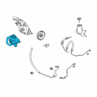 OEM Cadillac XLR Pump Asm-P/S Diagram - 25897658