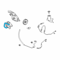 OEM 2005 Cadillac XLR Tube Kit, P/S Pump Inlet Diagram - 19133668