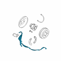 OEM 2009 Nissan Sentra Sensor Assembly Anti Ski, Rear Diagram - 47901-ZT00A