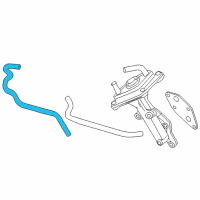 OEM 2007 Nissan Altima Hose-Water Diagram - 21306-JA00A