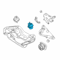 OEM BMW X5 Engine Mount Left Diagram - 22-11-6-853-103