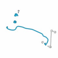 OEM 2017 Buick Regal Stabilizer Bar Diagram - 20906482