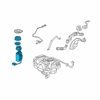 OEM Honda Accord Module Assembly, Fuel Pump (Yachiyo) Diagram - 17045-SDR-A00