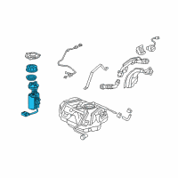 OEM 2005 Honda Accord Module Assembly, Fuel Pump (Yachiyo) Diagram - 17045-SDR-A00