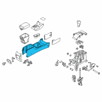 OEM Kia Sorento Console-Front Diagram - 846102P000VA