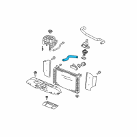 OEM 2005 GMC Sierra 2500 HD Lower Hose Diagram - 15792830