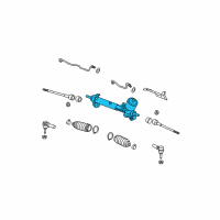 OEM Buick Lucerne Gear Asm, Steering (Remanufacture) <See Guide/Contact Bfo> Diagram - 19330569