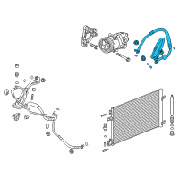 OEM 2016 Chevrolet Cruze Limited Suction Hose Diagram - 95319206