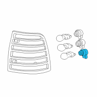 OEM 2002 Ford Explorer Socket Diagram - XF2Z-13411-AA