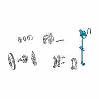 OEM Dodge Challenger Line-Brake Diagram - 5166552AA