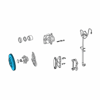 OEM 2020 Dodge Charger Rotor-Brake Diagram - 68368065AA