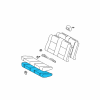 OEM 2006 Toyota Solara Seat Cushion Pad Diagram - 71503-06070