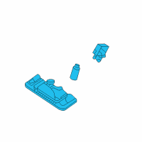OEM Kia Cadenza Lamp Assembly-License Plate Diagram - 925012G000