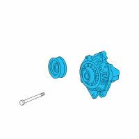 OEM 2006 Hyundai Sonata Alternator Assembly Diagram - 37300-2G100