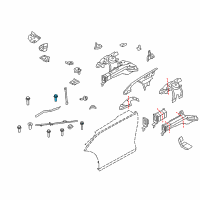 OEM 2014 BMW ActiveHybrid 7 Hex Bolt With Washer Diagram - 07-11-9-905-147