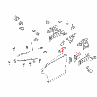 OEM 2010 BMW Z4 Mounting, Suspension Cross-Brace, Right Diagram - 41-00-7-224-904