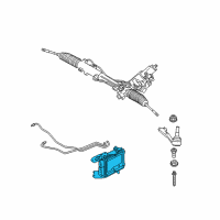 OEM BMW 325i Control Unit, Active Steering Diagram - 32-43-6-782-283