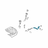 OEM 2007 Hyundai Azera Neck Assembly-Fuel Filler Diagram - 31040-3L500