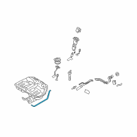 OEM 2010 Hyundai Azera Band Assembly-Fuel Tank Diagram - 31210-3L000