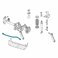 OEM Jeep Grand Cherokee Bar-Front Diagram - 52088305AB