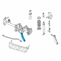 OEM 2004 Jeep Grand Cherokee Lower Control Arm Diagram - 52088217AD