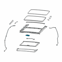 OEM 2018 Jeep Grand Cherokee Motor-SUNROOF Diagram - 68082477AC