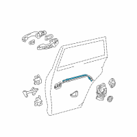 OEM 2010 Toyota RAV4 Lock Cable Diagram - 69770-0R010