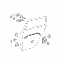 OEM 2007 Toyota RAV4 Lock Cable Diagram - 69730-0R010