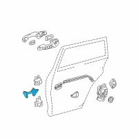 OEM 2006 Toyota RAV4 Check Strap Diagram - 68640-0R010