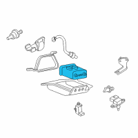 OEM 2005 Kia Amanti CANISTER Assembly Diagram - 3142038100SJ