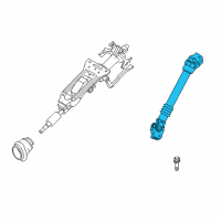 OEM BMW Steering Shaft Diagram - 32-30-6-769-166