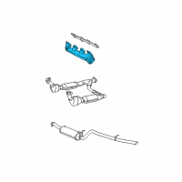 OEM 2000 Ford Expedition Manifold Diagram - XL3Z-9430-CA
