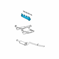 OEM 2001 Ford F-150 Manifold Diagram - XL3Z-9430-CA