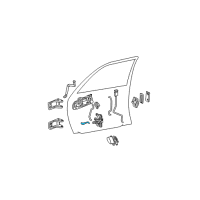 OEM 1998 Dodge Dakota Link Door Latch Diagram - 55075946