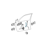 OEM 2003 Dodge Dakota Link-Door Latch Diagram - 55362311AA