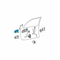 OEM 2001 Dodge Ram 1500 Hinge-Door Diagram - 55075956AC