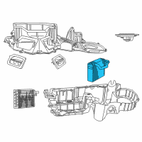 OEM Dodge Dakota EVAPORATO-A/C Diagram - 5019696AF