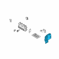 OEM 2005 Infiniti G35 Body Control Module Controller Assembly Diagram - 284B1-AC764