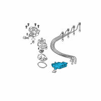 OEM 2001 Nissan Xterra Reman Engine Control Module Diagram - 2371M-5S801RE