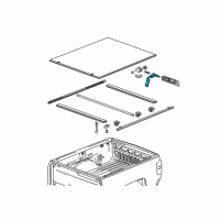 OEM 2016 GMC Sierra 1500 Latch Diagram - 19201885